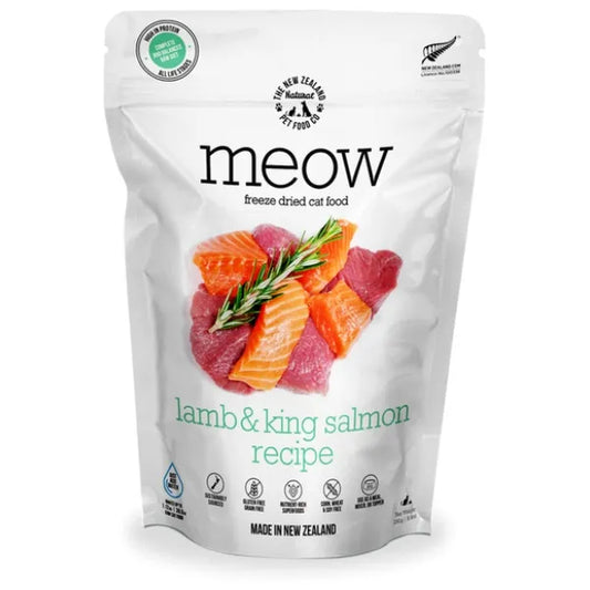 Meow Lamb & Salmon FD Cat Food