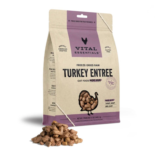 VE Turkey Mini Nibs FD Cat Food