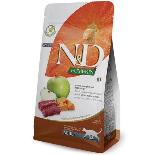 Farmina N&D Venison, Apple & Pumpkin Cat Dry Food