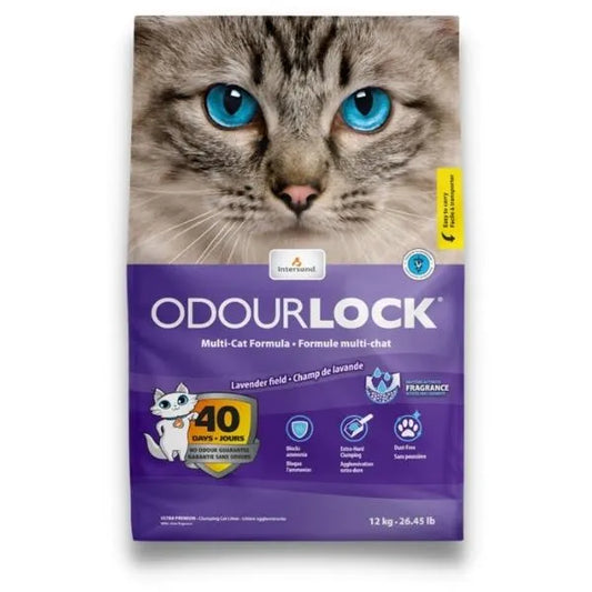Odourlock Ultra Premium Lavender Clumping Cat Litter