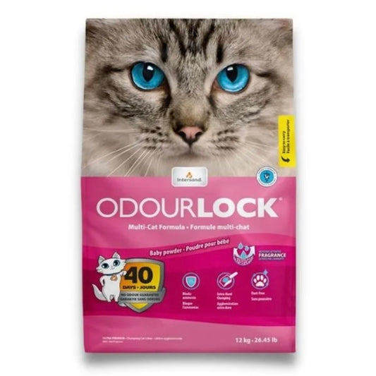 Odourlock Ultra Premium Babypowder Clumping Cat Litter