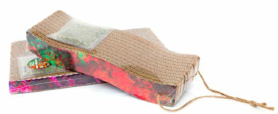 Cat Lures Light on Water Wave Corrugated Scratcher