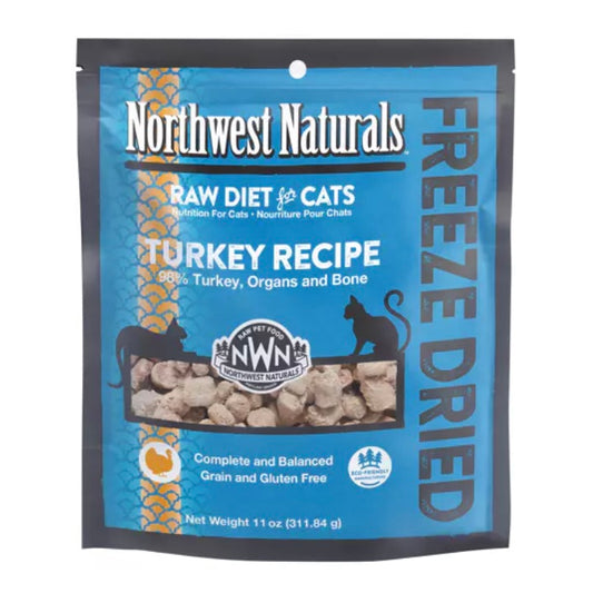 Northwest Naturals Freeze-dried Turkey Recipes Cat Food