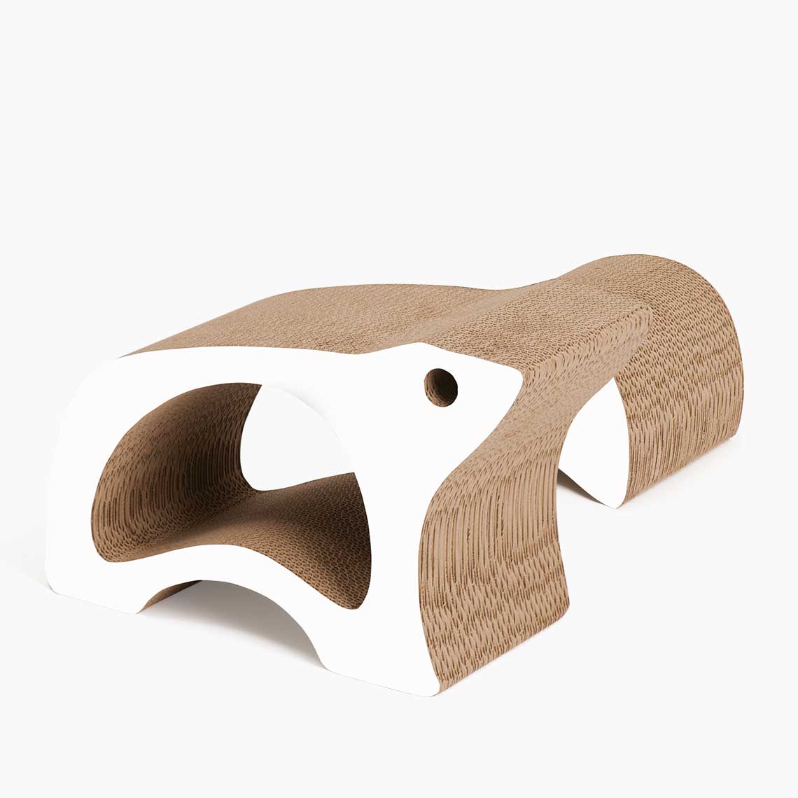 Catit Zoo Scratcher - Polar Bear 2-in-1