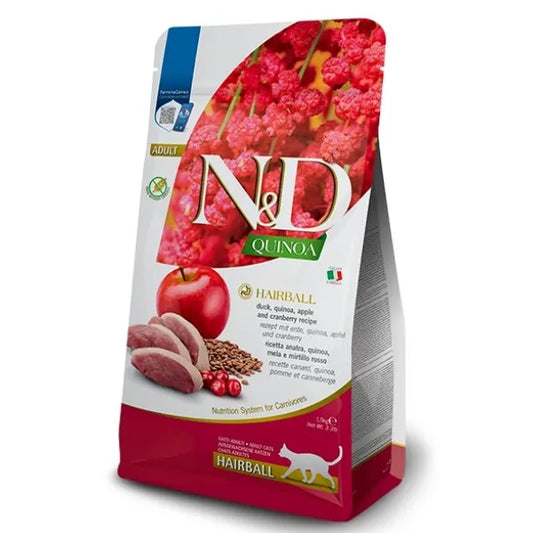 Farmina N&D Hairball Control Duck & Quinoa Cat Dry Food