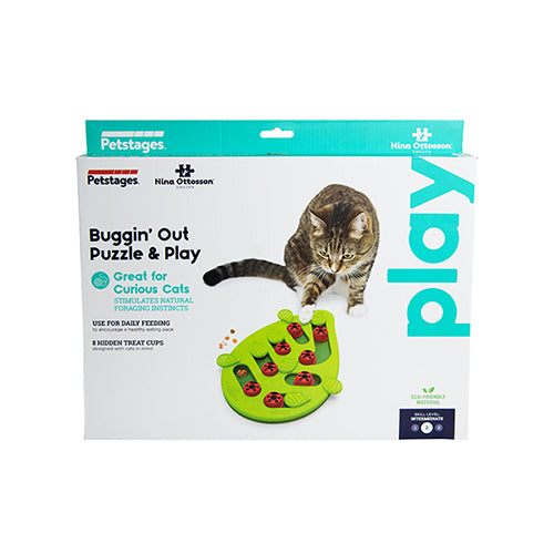 Outward Hound Nina Ottosson Buggin' Out Puzzle & Play Cat Puzzle Game