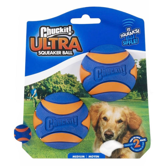 Chuck It! Ultra Squeaker Balls Medium Dog Toy