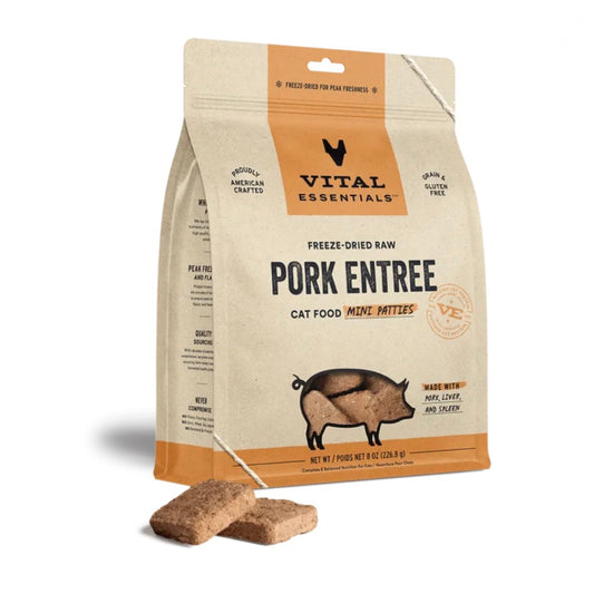 VE Pork Mini Patties FD Cat Food