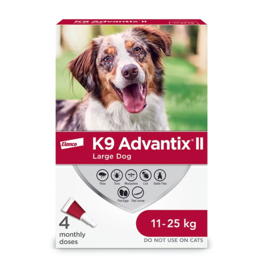 Advantix II Flea+Tick+Mosquito Protection - Large Dogs (11-25kg)