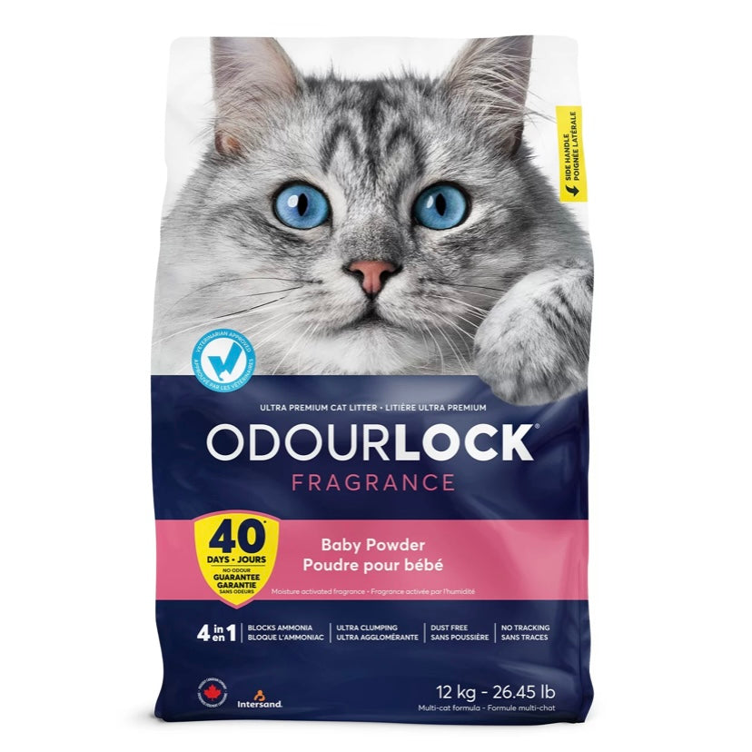 Odourlock Ultra Premium Babypowder Clumping Cat Litter
