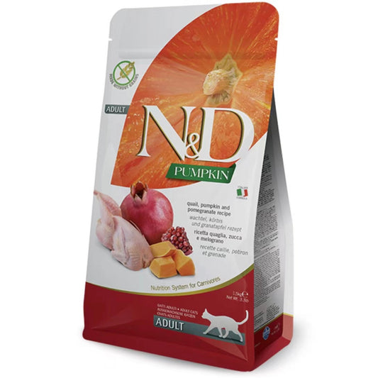 Farmina N&D Quail, Pomegranate & Pumpkin Cat Dry Food