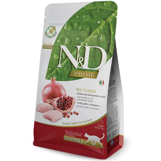 Farmina N&D Chicken & Pomegranate Neutured Cat Dry Food
