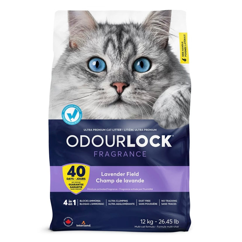 Odourlock Ultra Premium Lavender Clumping Cat Litter