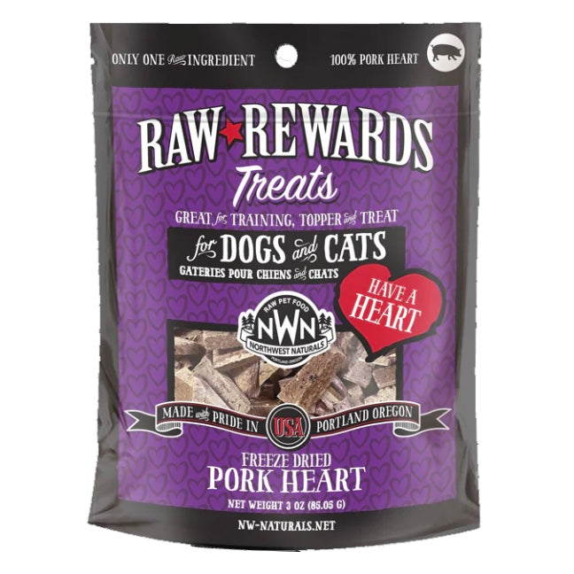 Northwest Naturals Freeze-dried Pork Heart Treats
