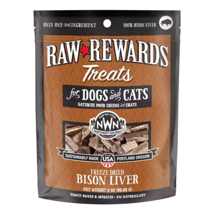 Northwest Naturals Freeze-dried Bison Liver Treats