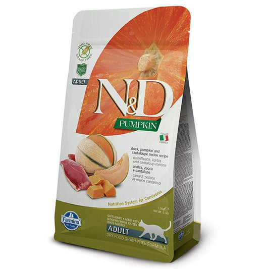 Farmina N&D Duck, Cantaloupe & Pumpkin Cat Dry Food