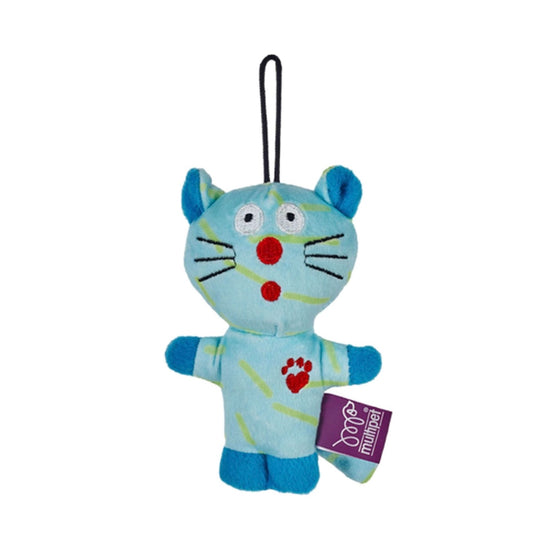 Multipet Bowzer and MeowzerMaximum Cat Small Plush Dog Toy