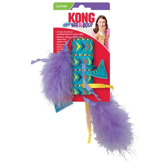 KONG Bat-A-Bout Vibez Roller Cat Toy