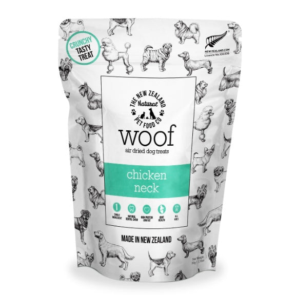 Woof Air Dried Chicken Neck Treats