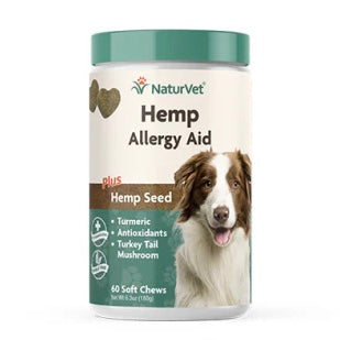 NaturVet Allergy Aid HEMP Soft Chew 60ct