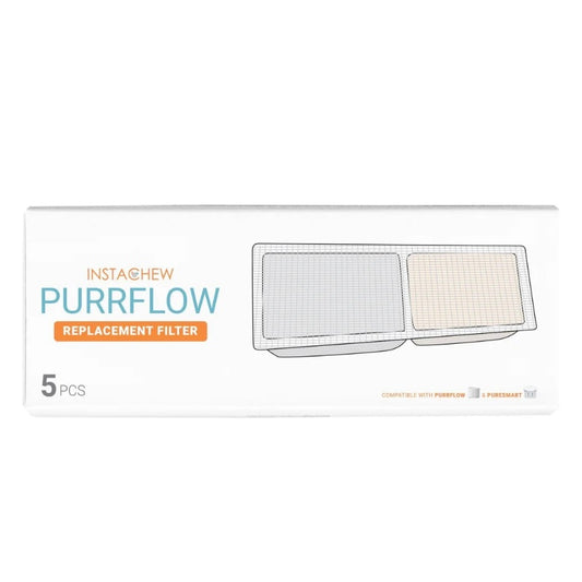 Instachew Purrflow & Puresmart Replacement Water Fountain Filters 5pk