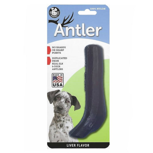 Pet Qwerks Liver Flavored Nylon Antler Dog Chew X-Large