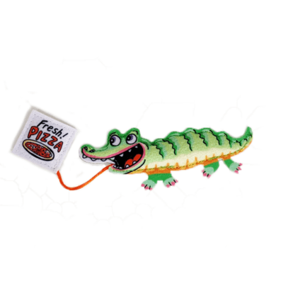 Fuzzu Fast Food Gator Cat Toy