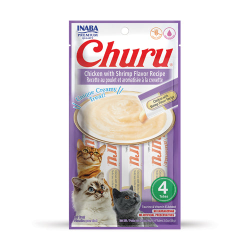 INABA Churu Purées Chicken with Shrimp Flavour Recipe