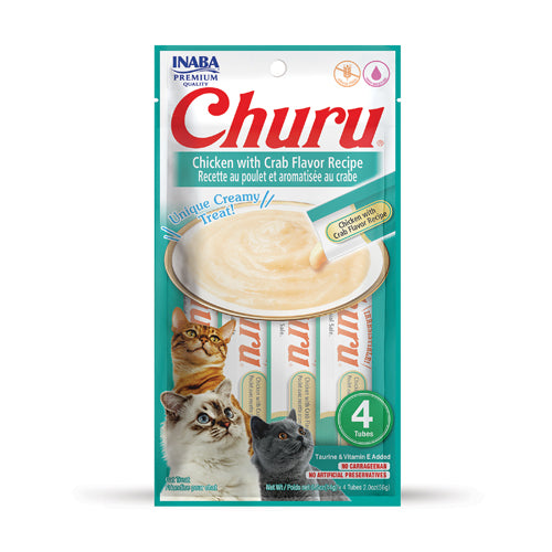 INABA Churu Purées Chicken with Crab Flavour Recipe