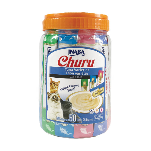 INABA CHURU PURÉES VARIETY PACK Tuna Recipes (50 Pack)