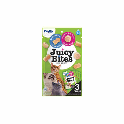 INABA JUICY BITES Homestyle Broth & Calamari Flavor (3 Pack)