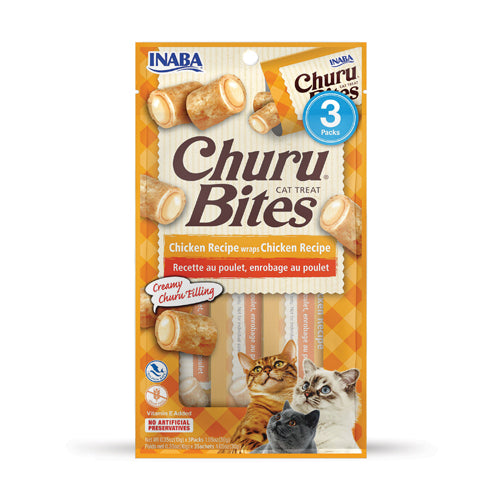 INABA Cat Churu Bites Chicken Recipe Wraps Chicken Recipe