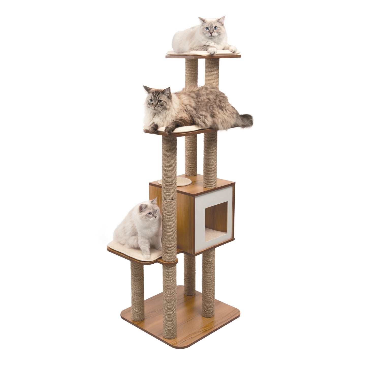Catit Vesper High Base - Walnut