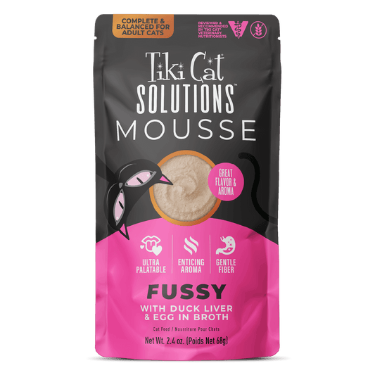 Tiki Cat Solutions Mousse Fussy Duck Liver & Egg