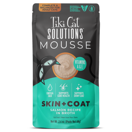 Tiki Cat Solutions Mousse Skin & Coat Salmon Recipe