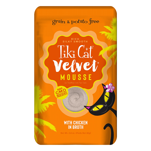 Tiki Cat Velvet Pouches Grain Free Chicken