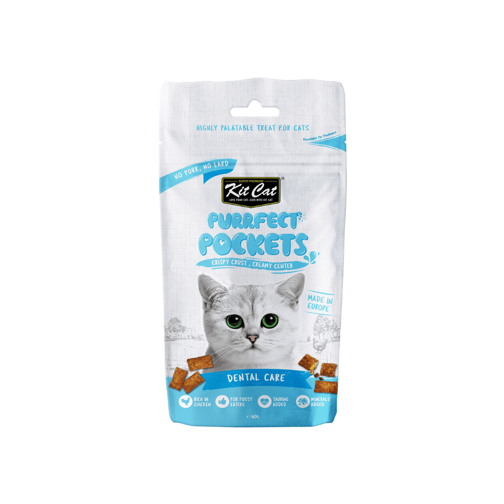 KitCat Purrfect Pockets Dental Care Cat Treat