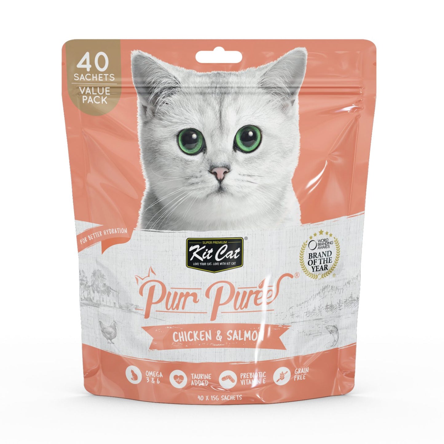 KitCat PurrPuree Chicken & Salmon