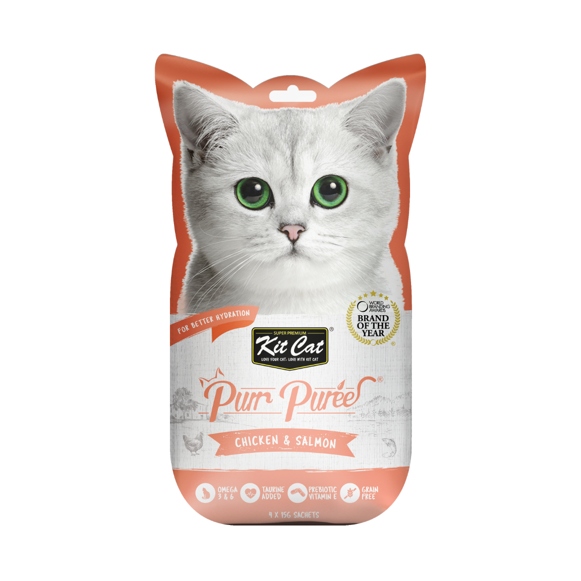 KitCat PurrPuree Chicken & Salmon
