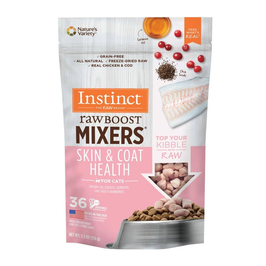 INSTINCT Raw Boost Mixers Skin and Coat Health Cat Freeze-Dried Food