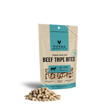 VE FDR Beef Tripe Bites Dog Treats