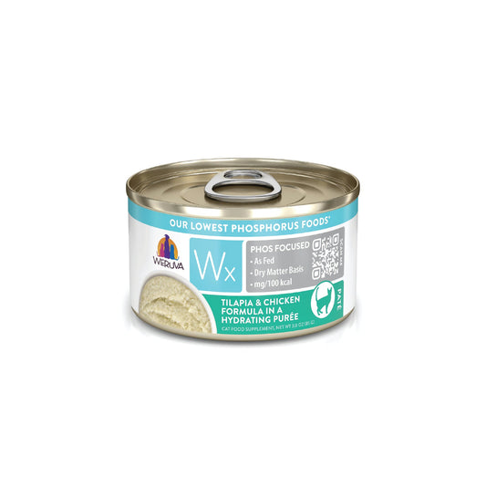 Weruva Tilapia & Chicken Formula in a Hydrating Purée Cat Can