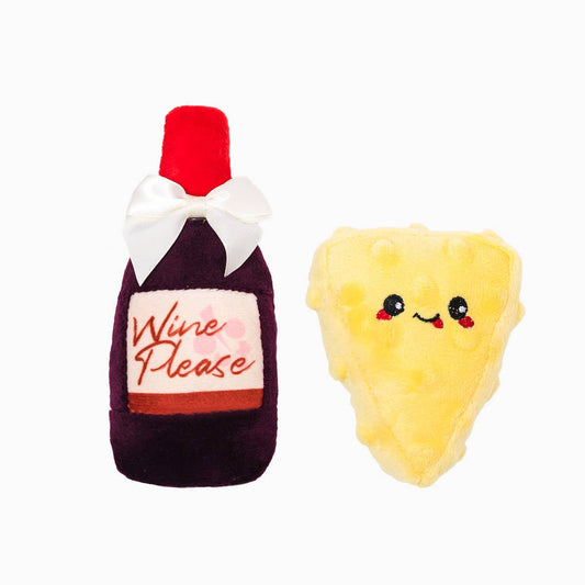 HugSmart Meow Buddies Kitten Party 2pk - Cheese & Wine