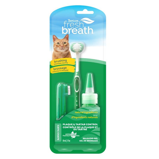 Tropiclean Fresh Breath Oral Care Kit Cat 59ml