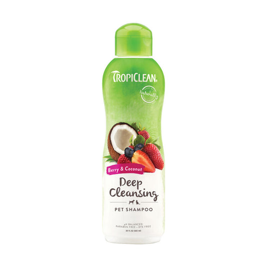Tropiclean Deep Cleaning Shampoo - Berry & Coconut