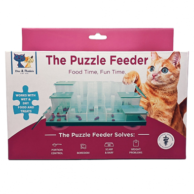 SPOT Doc & Phoebe The Puzzle Feeder for Cats