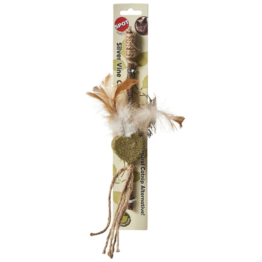SPOT Naturals Silvervine Teaser Wand Assorted Cat Toy