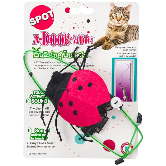 SPOT Buzzing Insect A-Door-Able Assorted Cat Toy