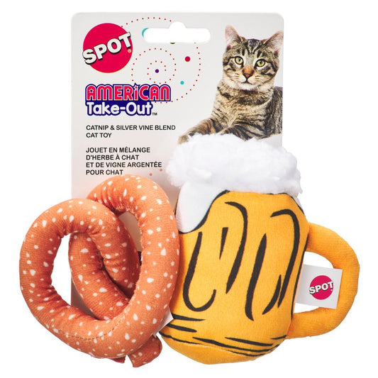 SPOT American Take Out Assorted Cat toy