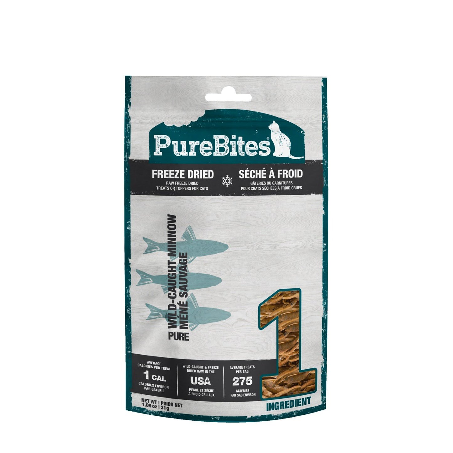 Purebites Minnow Freeze-Dried Cat Treats